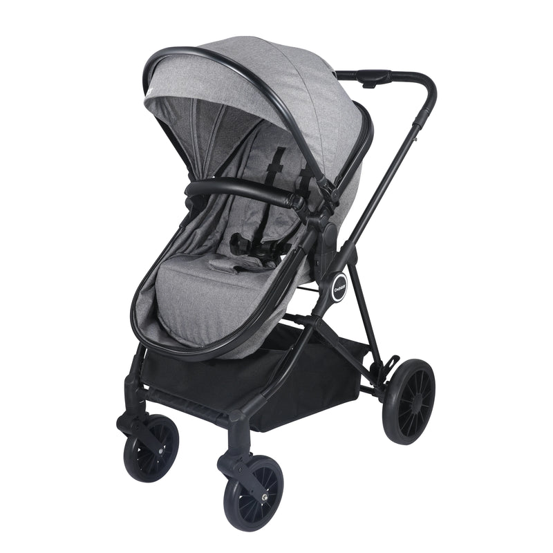 2-in-1 Foldable Baby Stroller – High Landscape with Extra Storage