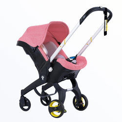 Lightweight Folding Stroller – Adjustable Handle & Sunshade