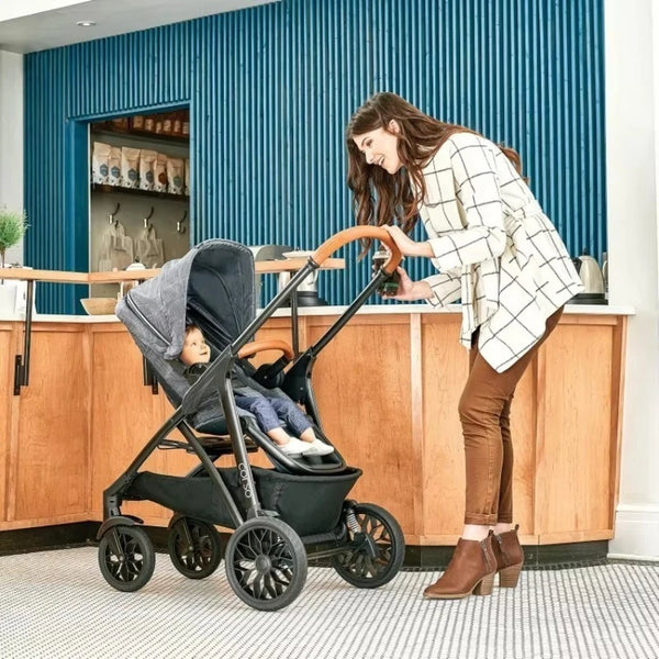 Corso LE Modular Travel System – Grey | Stroller & Car Seat Combo
