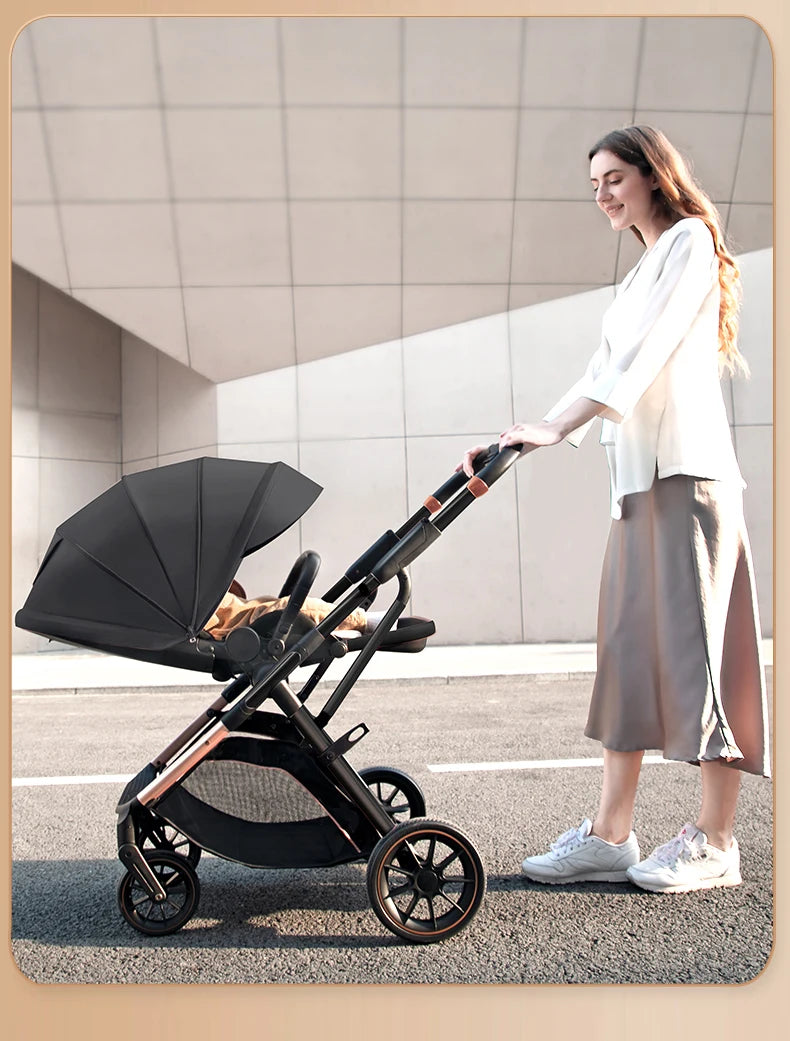 High View 3-in-1 Baby Stroller – Ergonomic & Portable