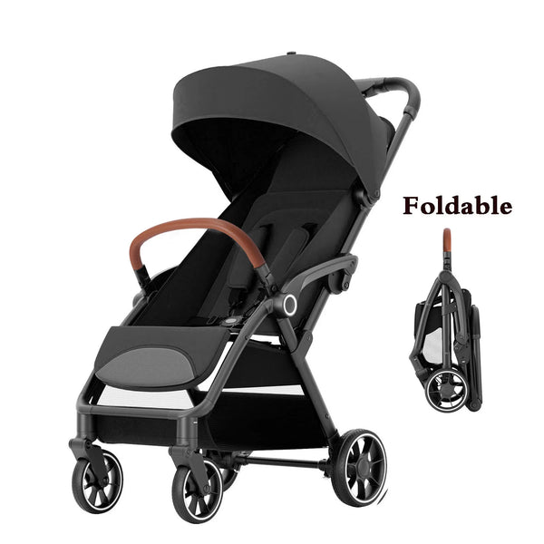 Foldable 360° Baby Stroller – Newborn to Toddler