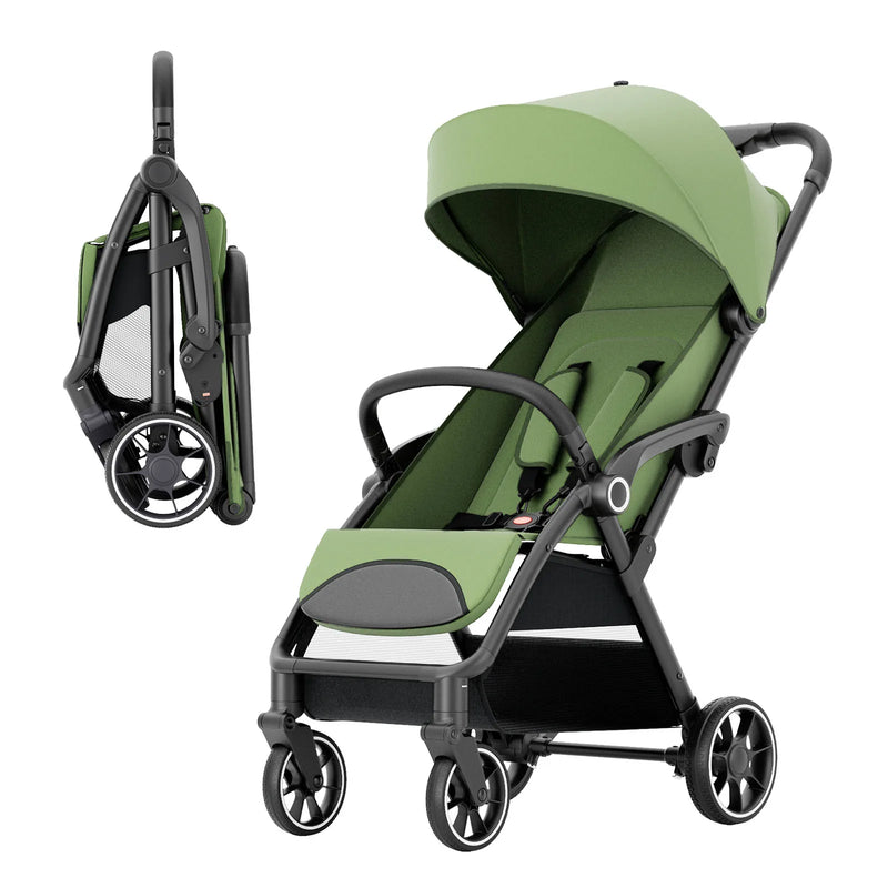 Foldable 360° Baby Stroller – Newborn to Toddler