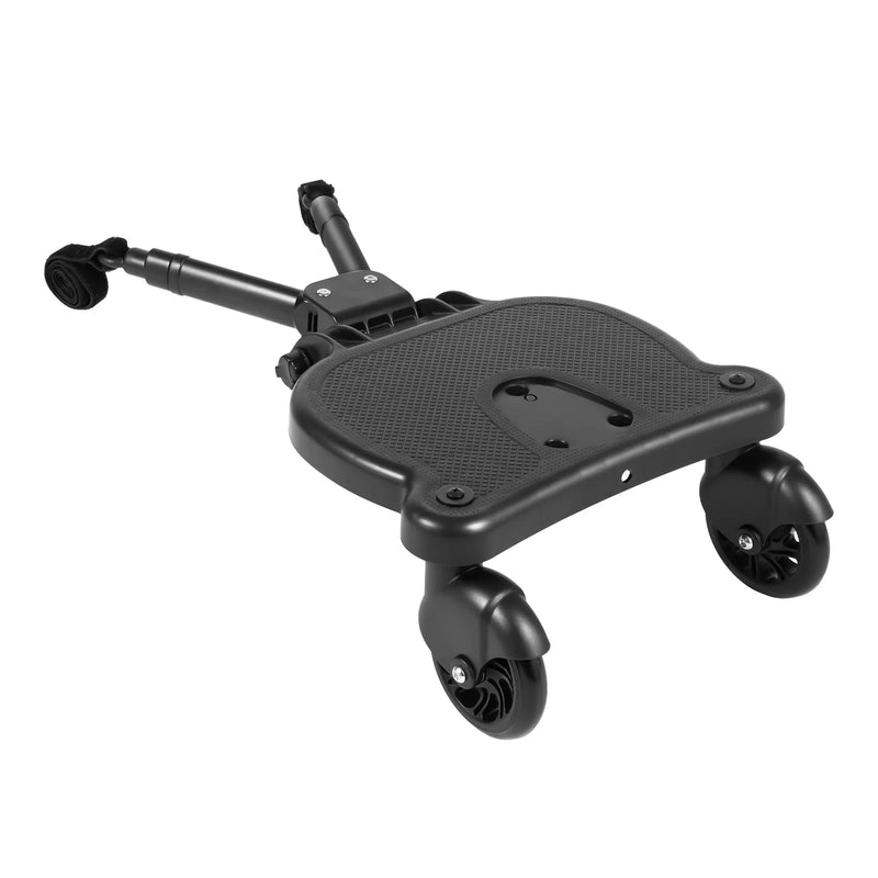 2-in-1 Universal Stroller Ride-On Board with Detachable Seat