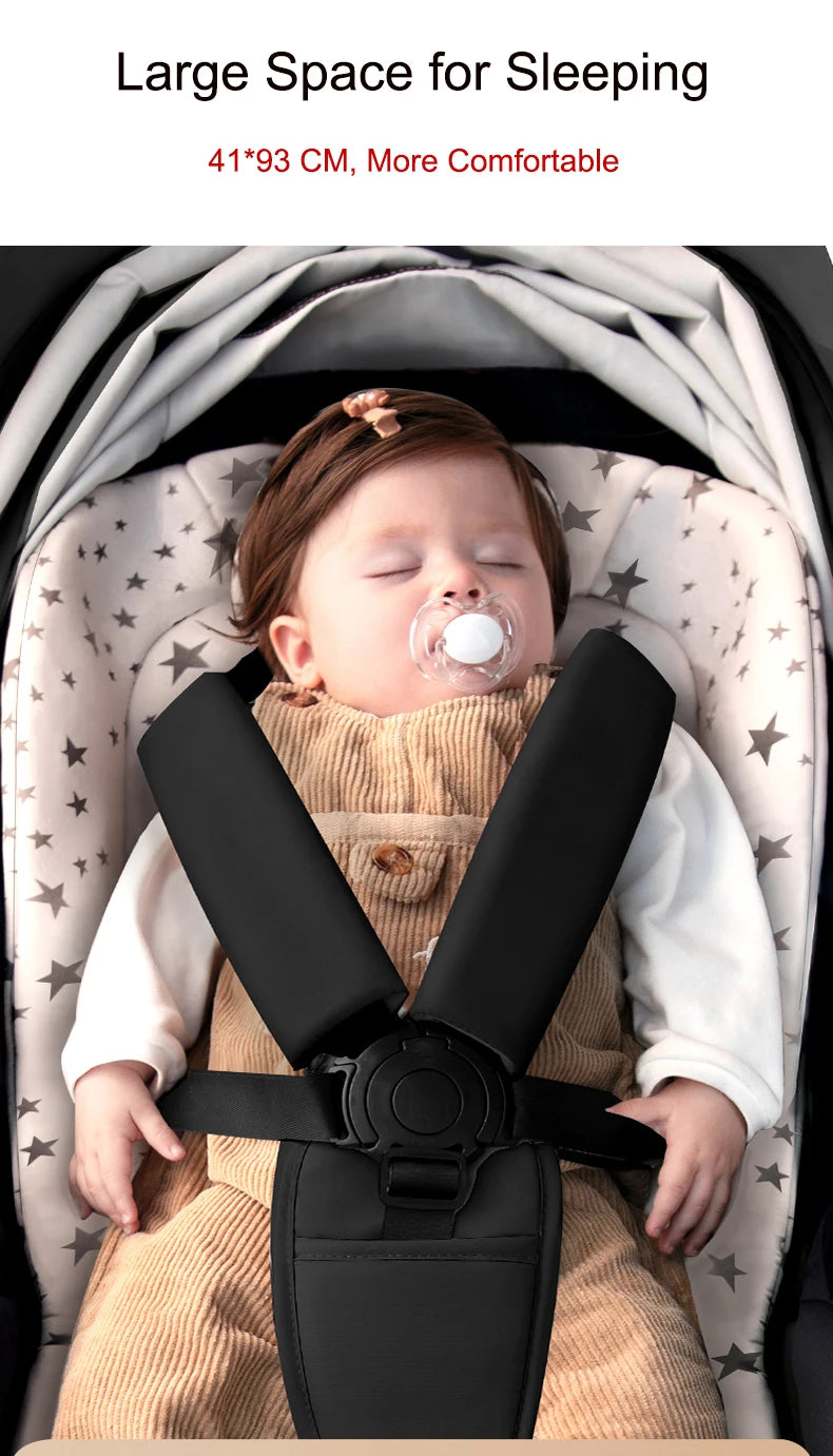 High View 3-in-1 Baby Stroller – Ergonomic & Portable