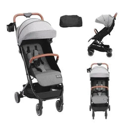 Adjustable Foldable Baby Stroller – Dark Grey