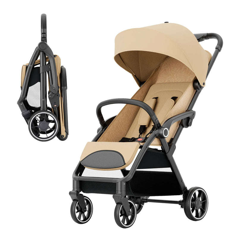 Foldable 360° Baby Stroller – Newborn to Toddler