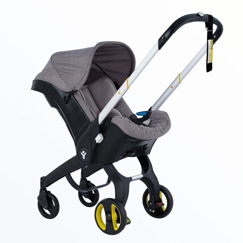 Lightweight Folding Stroller – Adjustable Handle & Sunshade