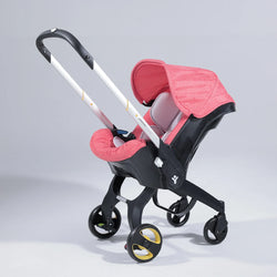 Lightweight Folding Stroller – Adjustable Handle & Sunshade