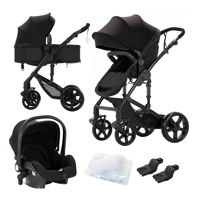 2-in-1 Lightweight Baby Stroller – Newborn to Toddler Comfort